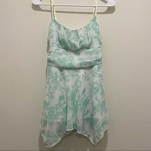 Charlotte Russe Chiffon Floral Tank Top